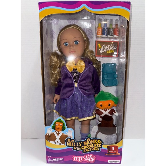 My Life As Other - My Life As Willy Wonka and the Chocolate Factory Doll Set Blonde Blue Eye